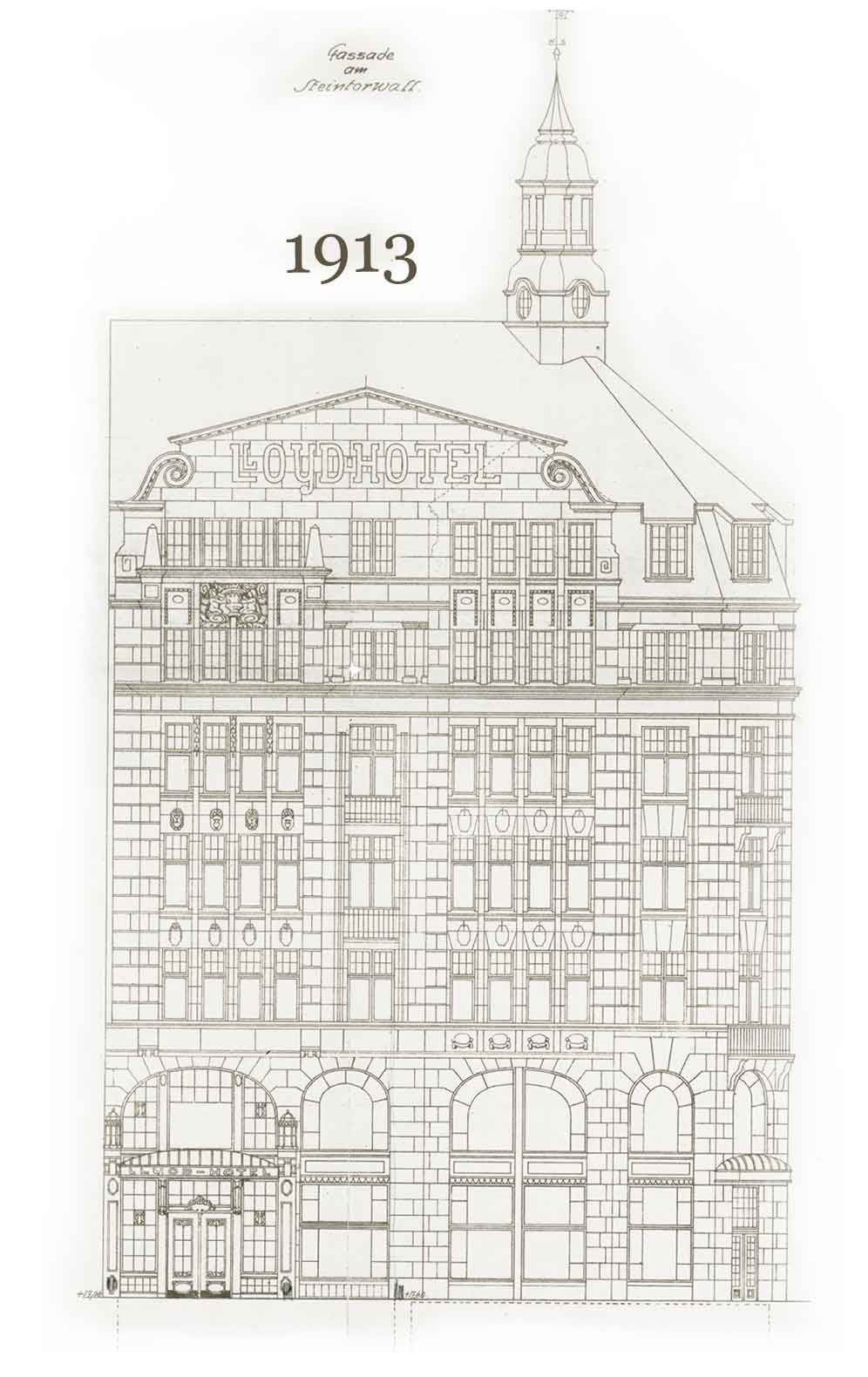 Beisser Haus Grafik 1913